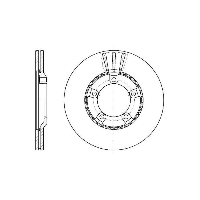 Тормозной диск REMSA 6520.10