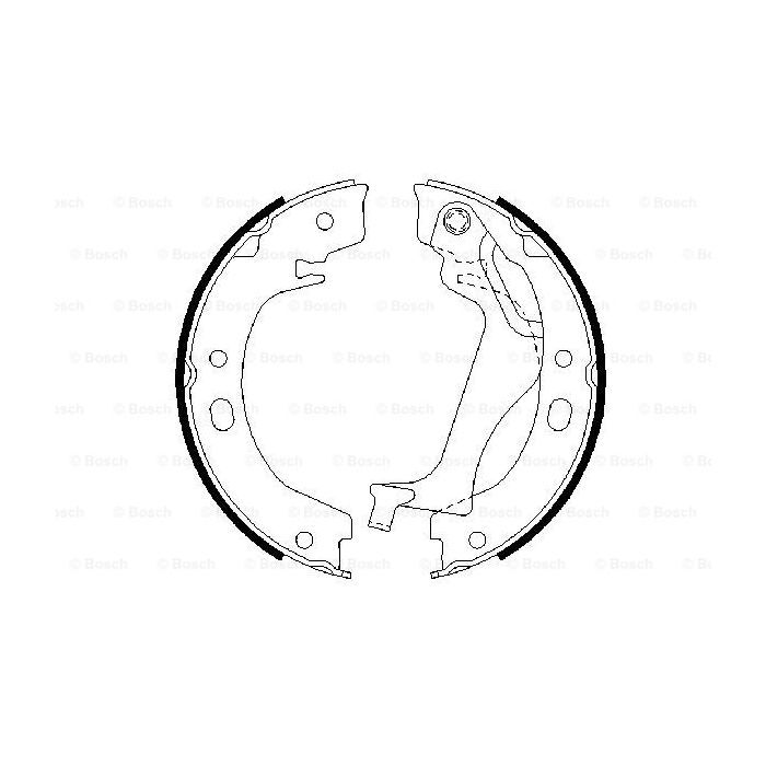 Гальмівні колодки Bosch 0 986 487 713 зображення 5