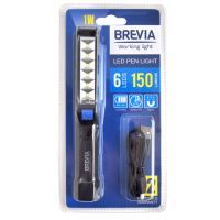 Ліхтар Brevia LED Pen Light 6SMD+1W LED, 150lm, 900mAh, microUSB, блістер (11210) зображення 3