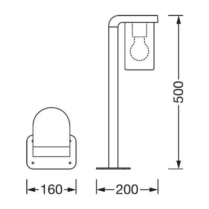 Світильник Osram ENDURA CLASSIC CASCADE 50CM E27 CLR DG (4058075554351) зображення 8
