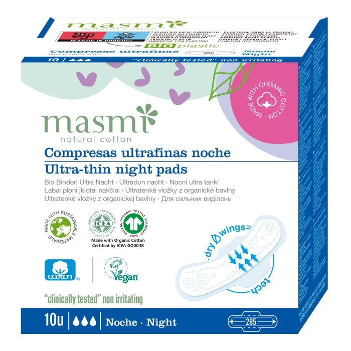 Гигиенические прокладки Masmi Ultra Night 10 шт. (8432984000257)
