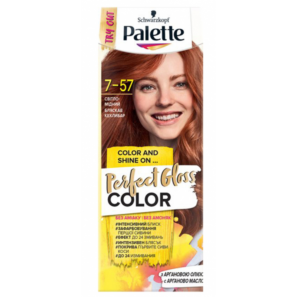 Краска для волос Palette Perfect Gloss Color 7-57 Светло-медный 70 мл (4015100337747)