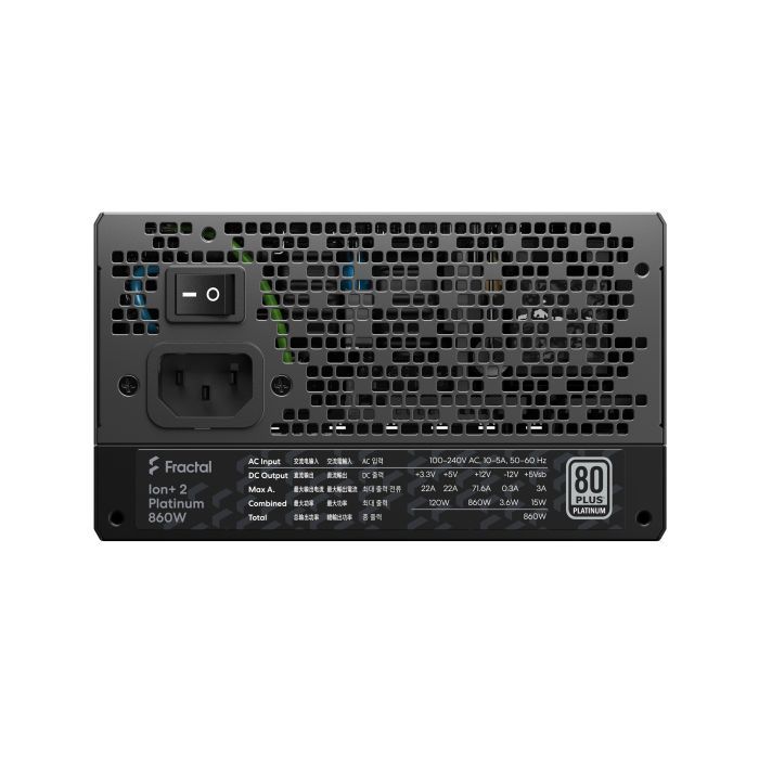 Блок питания Fractal Design 860W Ion + 2 Platinum (FD-P-IA2P-860-EU) изображение 6