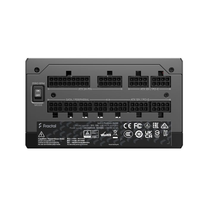 Блок питания Fractal Design 860W Ion + 2 Platinum (FD-P-IA2P-860-EU) изображение 7