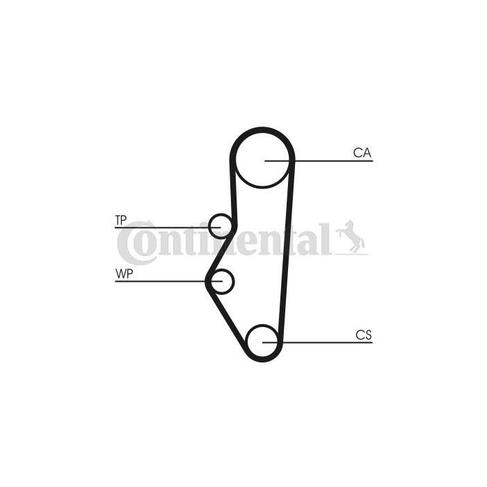 Ремінь ГРМ CONTITECH CT525