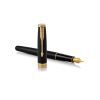 Ручка перьевая Parker SONNET 17 Matte Black Lacquer GT  FP F (84 811) изображение 3
