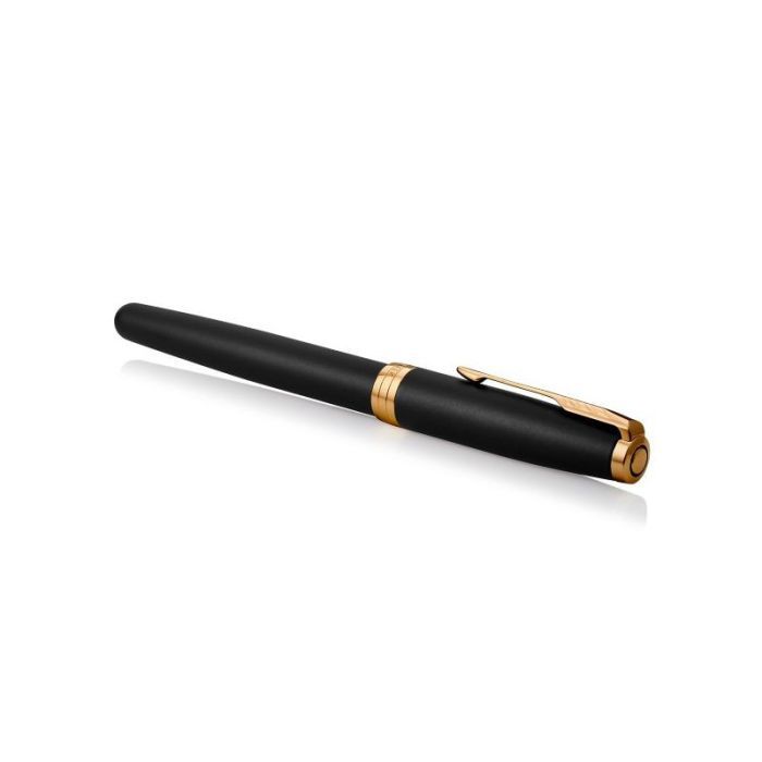 Ручка перьевая Parker SONNET 17 Matte Black Lacquer GT  FP F (84 811) изображение 4
