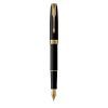Ручка перьевая Parker SONNET 17 Matte Black Lacquer GT  FP F (84 811)
