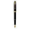Ручка перьевая Parker SONNET 17 Matte Black Lacquer GT  FP F (84 811)