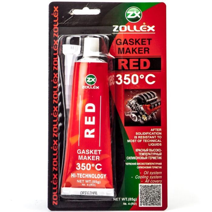 Герметик автомобільний Zollex RED-85g. (RED-85g)