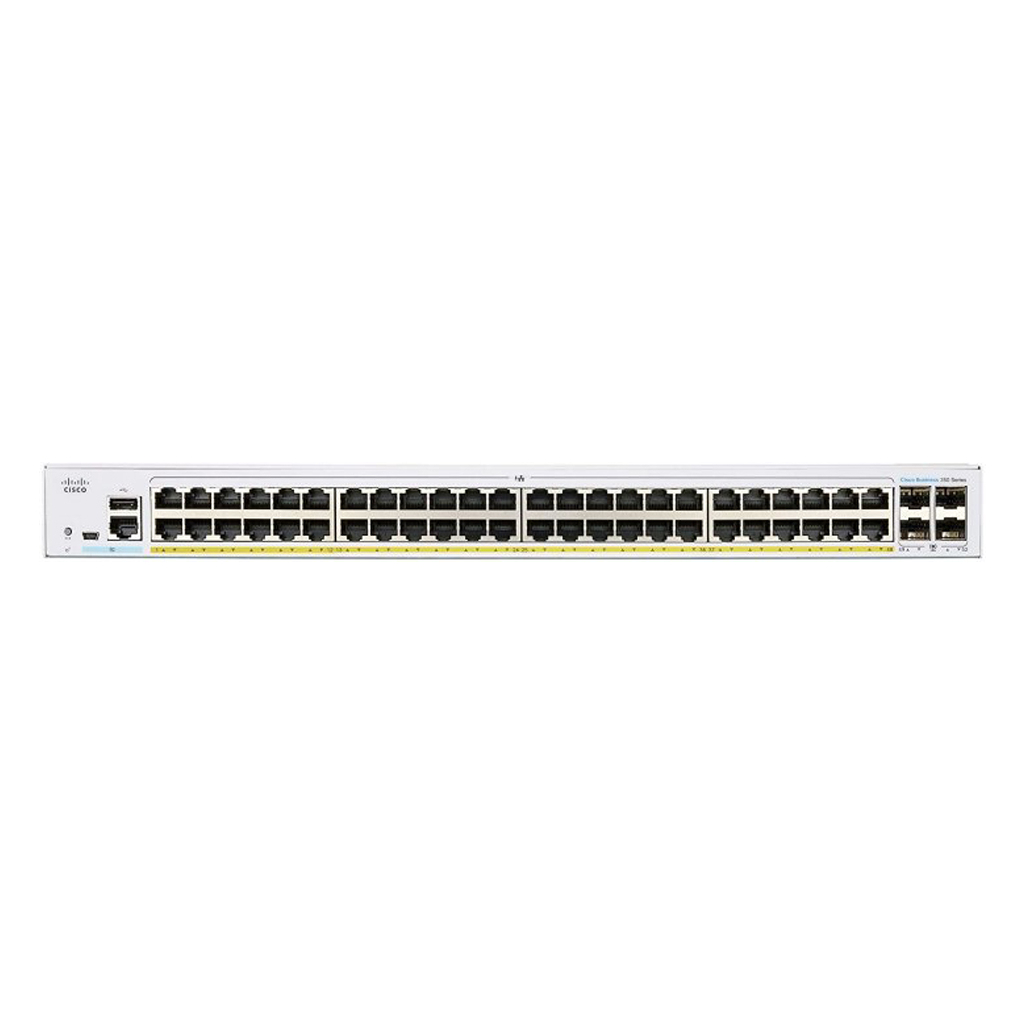 Коммутатор сетевой Cisco CBS350-48T-4X-EU изображение 2