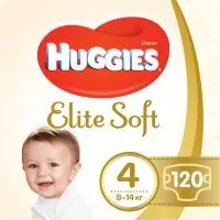 Підгузки Huggies Elite Soft L розмір 4 (8-14 кг) Box 120 (5029053578125)