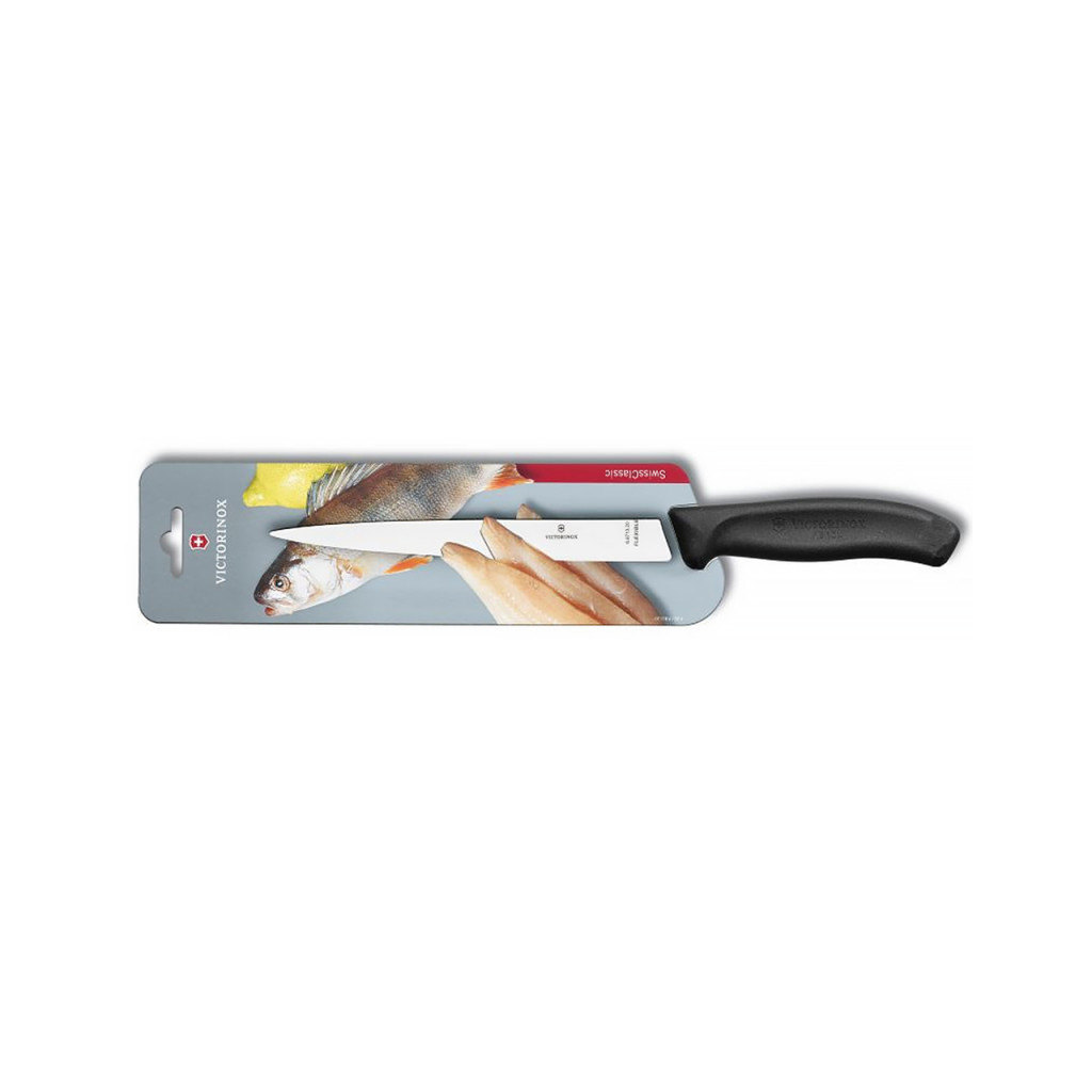 Кухонный нож Victorinox SwissClassic Filleting Flex 20 см Black (6.8713.20B) изображение 3