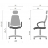 Офисное кресло Аклас Катран CH RL(L) Черный (Черный Серый) (10047595) изображение 5