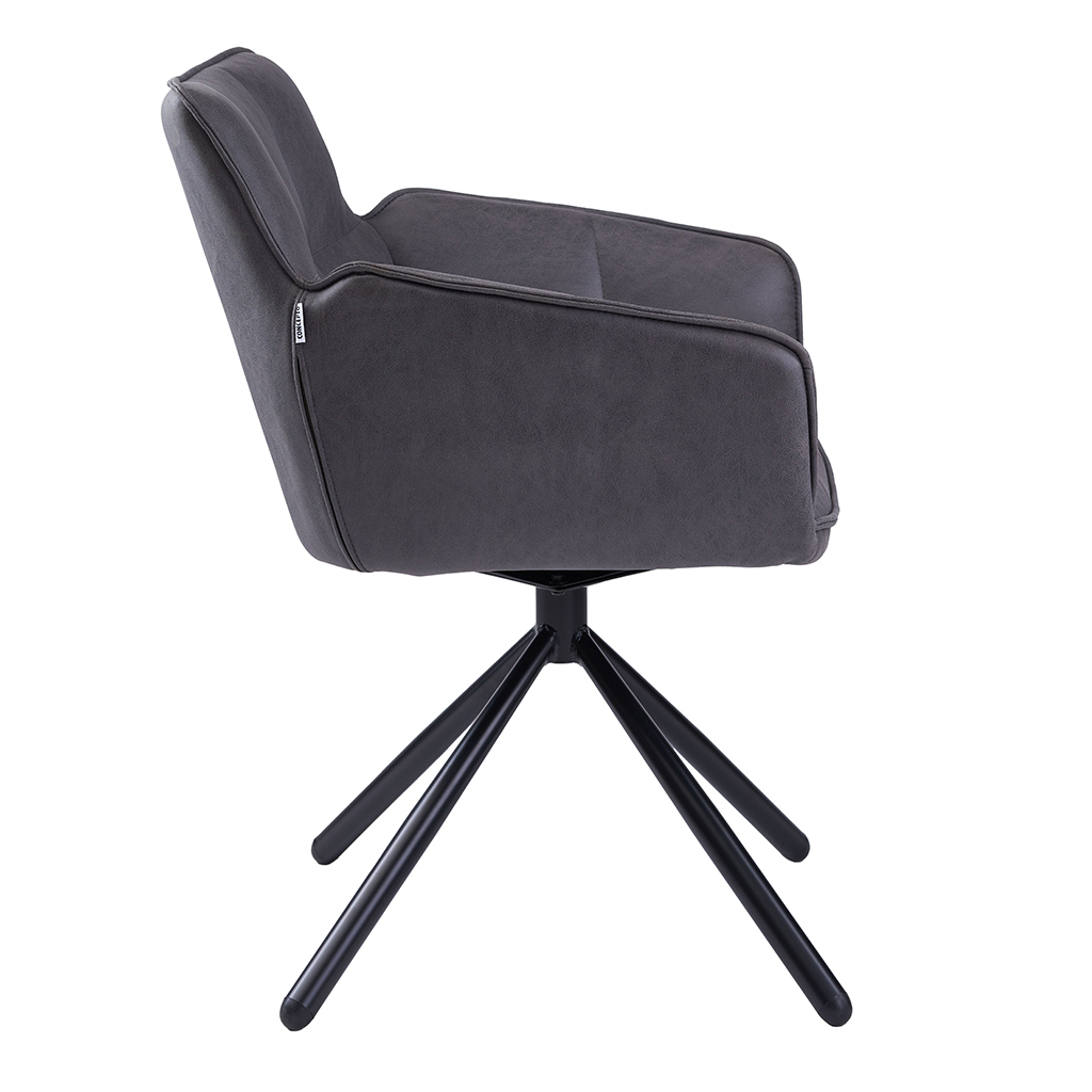 Офісне крісло Concepto Wang вугільно-сірий (ARM251R-HK503-CHARCOAL GREY) зображення 2