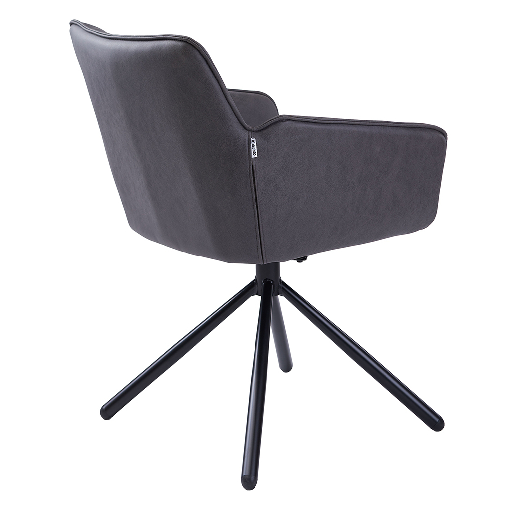 Офісне крісло Concepto Wang вугільно-сірий (ARM251R-HK503-CHARCOAL GREY) зображення 3