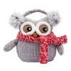 Новогодняя фигурка Novogod`ko Сова в наушниках, 19 см (974007)