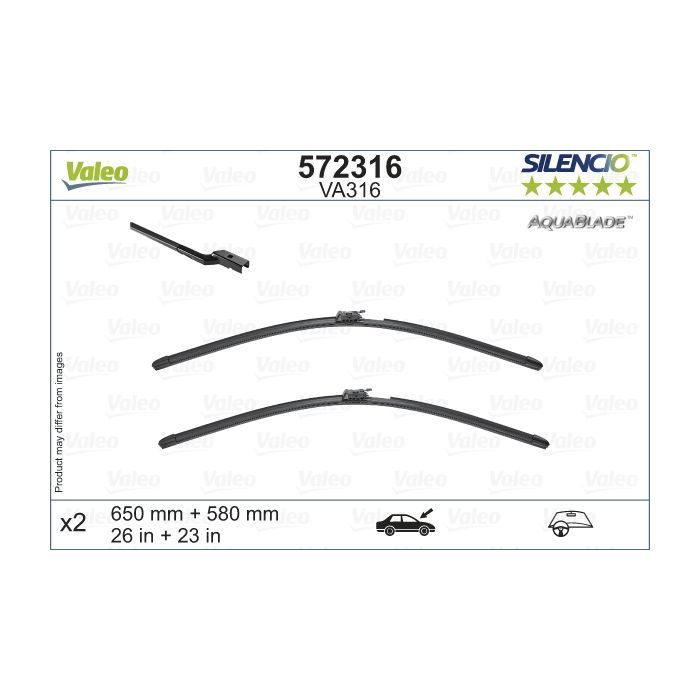 Щетка стеклоочистителя Valeo 572316