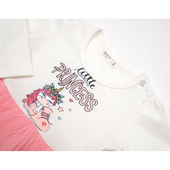 Плаття дитяче Breeze з фатиновою спідницею з однорогом (16814-86G-pink) зображення 3