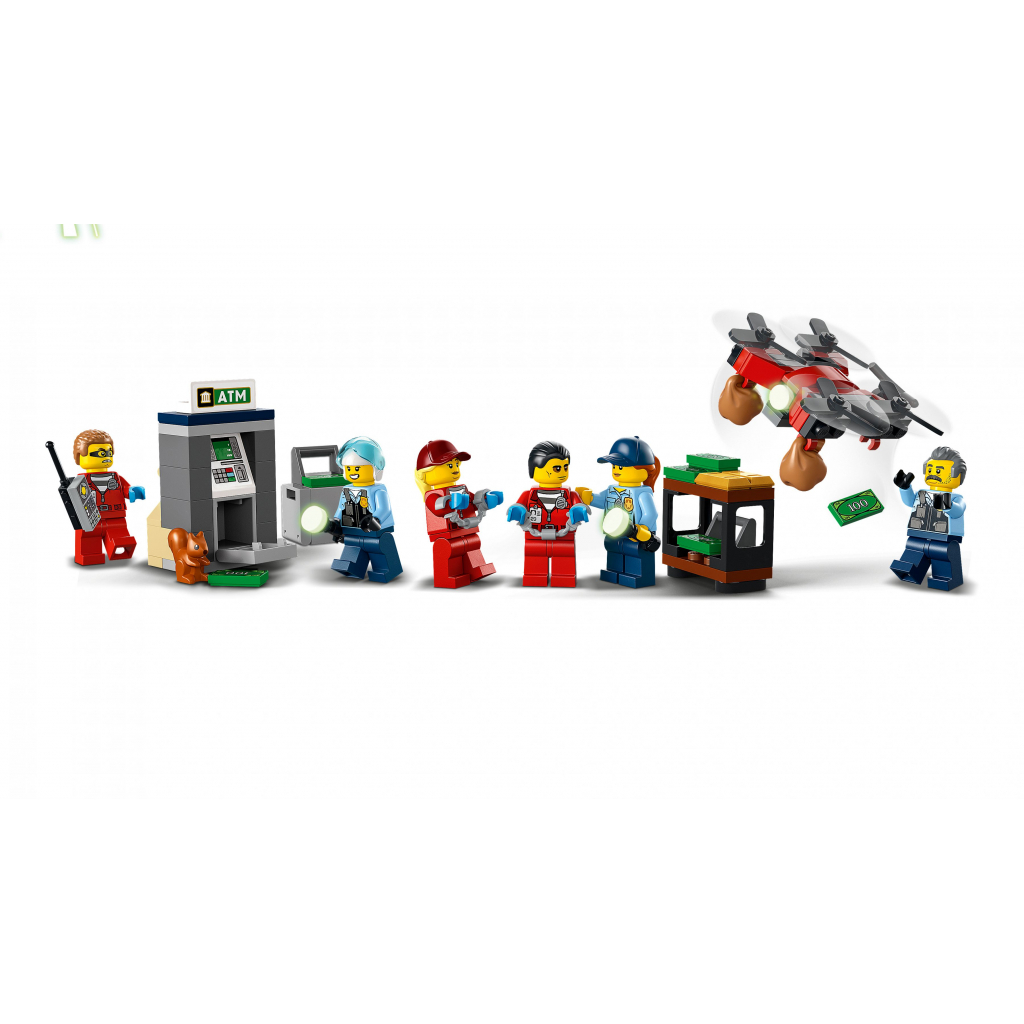 Конструктор LEGO City Police Полицейская погоня в банке 915 деталей (60317) изображение 3