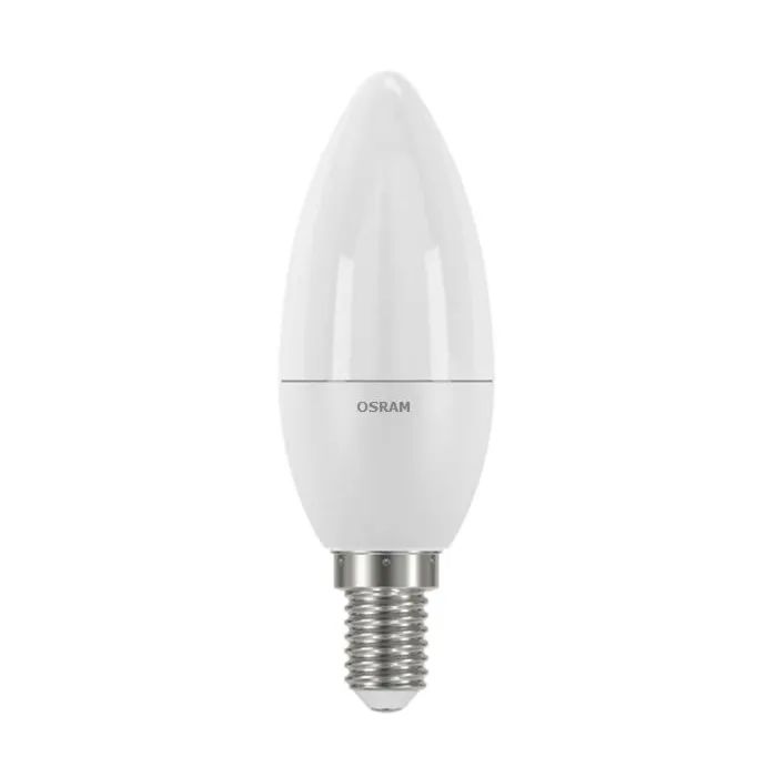 Лампочка Osram LED VALUE CL B60 6,5W/830 230V FR E14 10X1 (4058075623569)