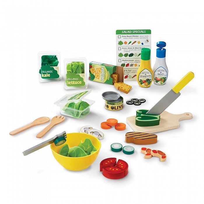 Ігровий набір Melissa&Doug Нарізка салату (MD19310) зображення 2