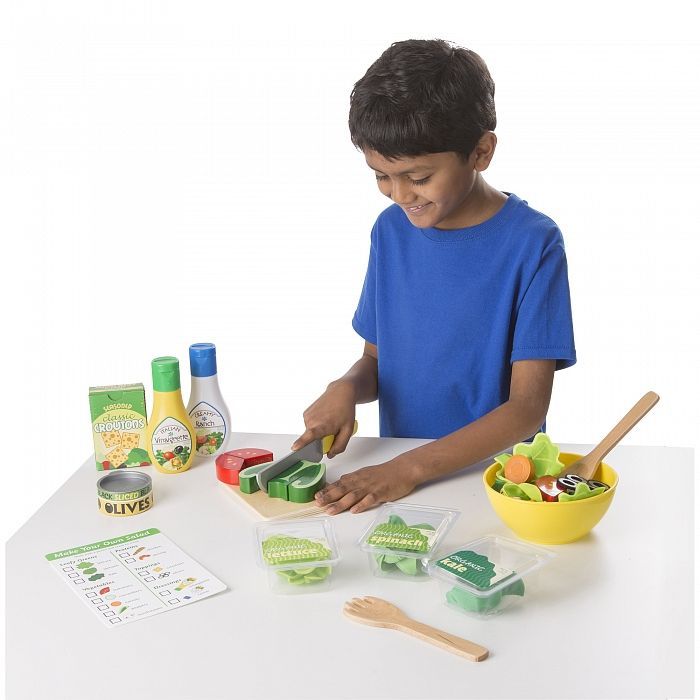 Ігровий набір Melissa&Doug Нарізка салату (MD19310) зображення 3