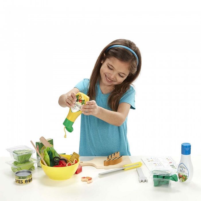 Ігровий набір Melissa&Doug Нарізка салату (MD19310) зображення 4