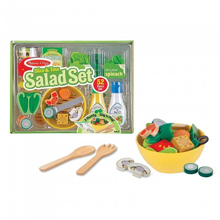 Ігровий набір Melissa&Doug Нарізка салату (MD19310) зображення 5