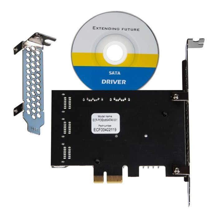 Плата расширения Frime 88SE9215 8хSATA3 PCIe (ECF-PCIEto8SATAIII001) изображение 4