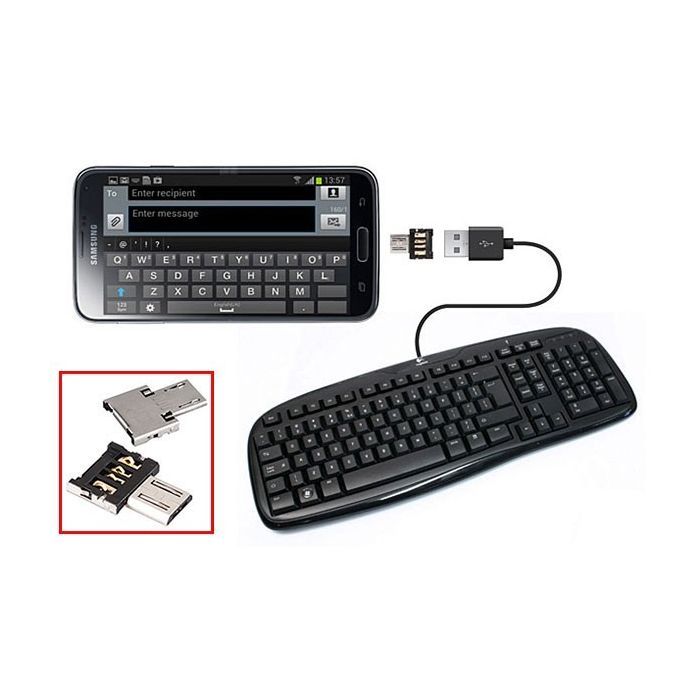 Переходник OTG Micro to USB AF Lapara (LA-OTG-microUSB-adaptor) изображение 5