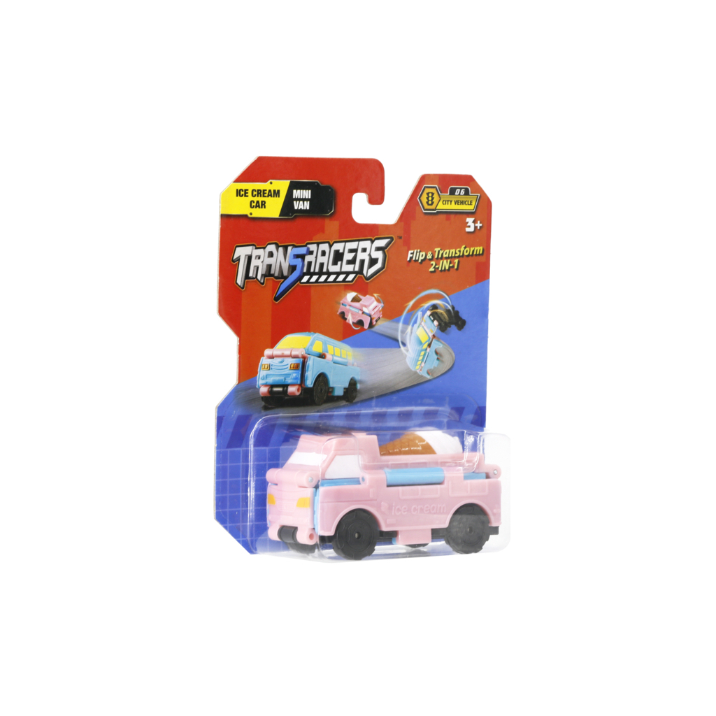 Машина TransRacers 2 в 1 Автомобиль с мороженым & минифургон (6586364) изображение 2