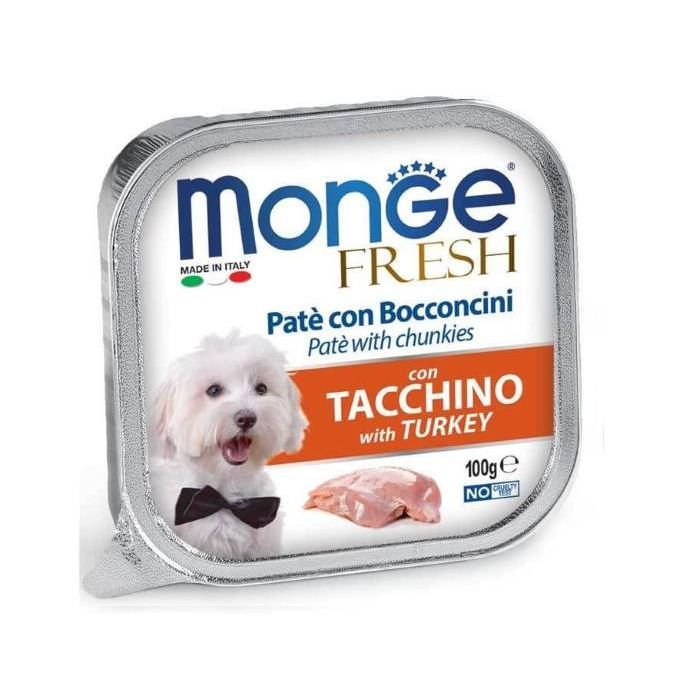 Консервы для собак Monge DOG FRESH индейка 100 г (8009470013024)