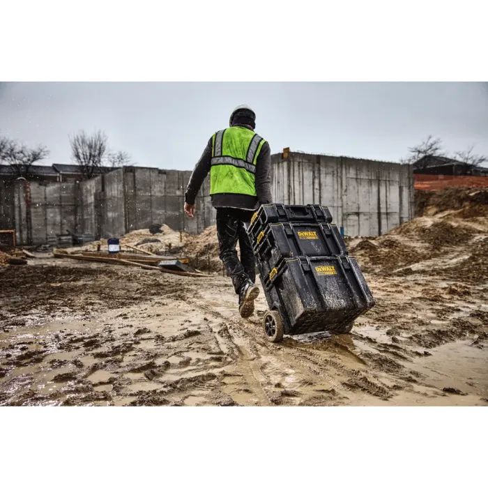 Ящик для инструментов DeWALT Ящик-тележка TOUGHSYSTEM 2.0 608х500х990 мм (DWST83295-1) изображение 4