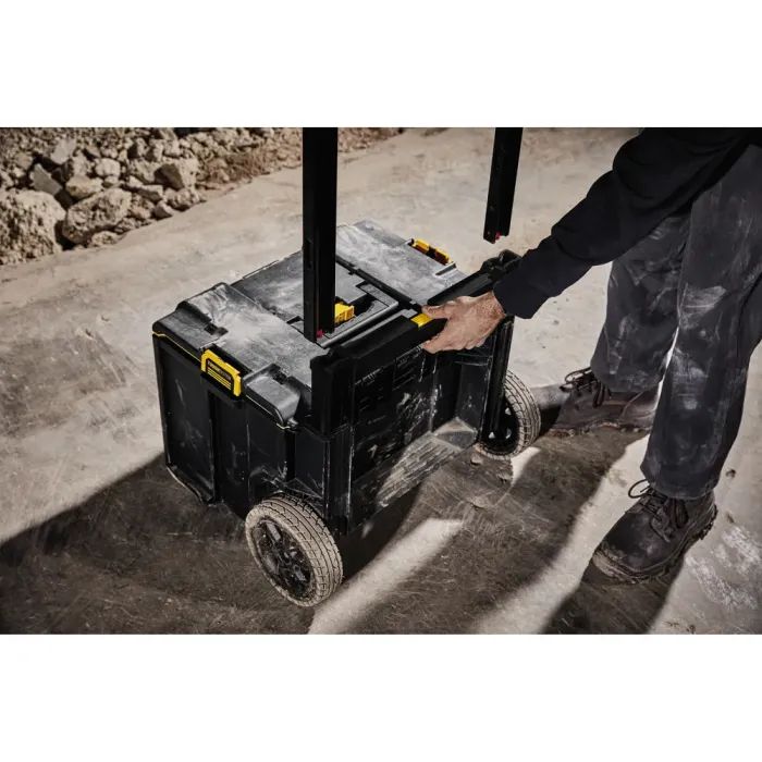 Ящик для инструментов DeWALT Ящик-тележка TOUGHSYSTEM 2.0 608х500х990 мм (DWST83295-1) изображение 6
