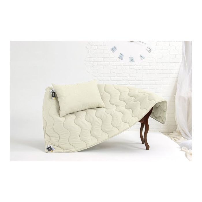 Ковдра MirSon антиалергійне EcoSilk №1632 Eco Light Creamy 110х140 (2200002647441) зображення 3