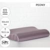 Подушка MirSon ортопедическая №6025 Noble stripe Peony Aero 58х40х10.5 (2200003261448) изображение 2