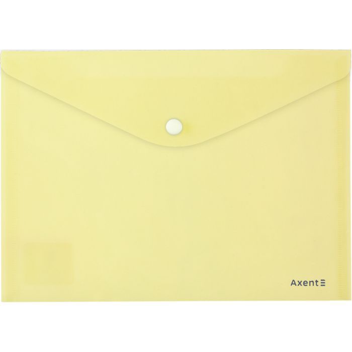 Папка - конверт Axent А5, Pastelini, жовта (1522-08-A)