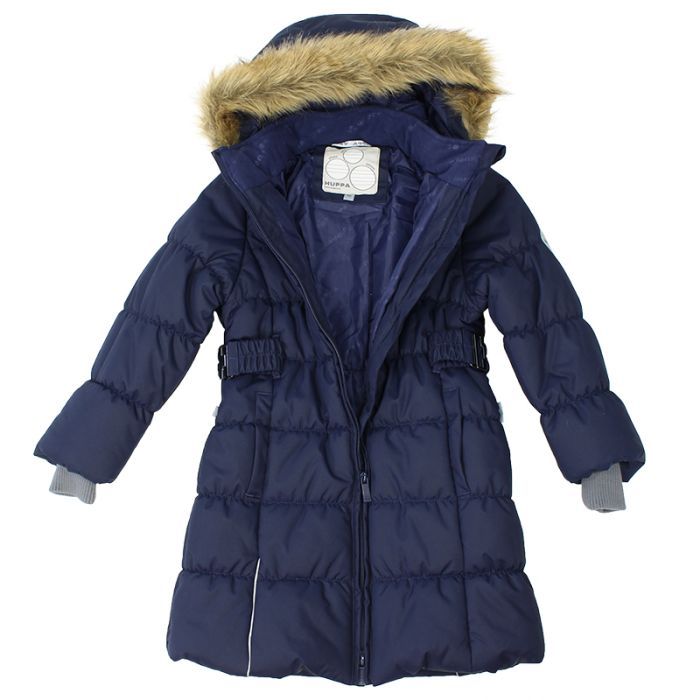 Пальто детское Huppa YACARANDA 12030030 тёмно-синий 134 (4741468562421) изображение 4