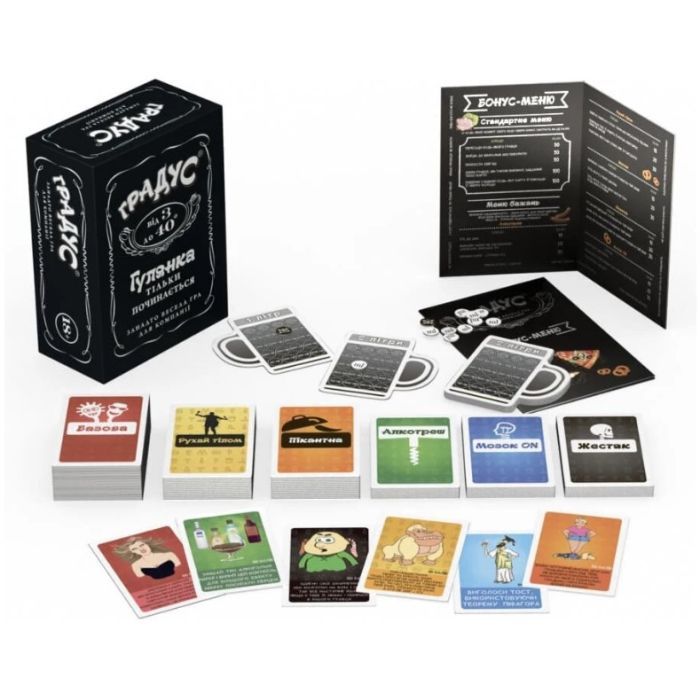 Настольная игра 18+ Bombat game Градус, украинский (1000504) изображение 2