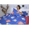 Постельное белье MirSon Бязь Ranforce Elite 17-0466 Fish are fabulous Евро (2200004677743) изображение 5