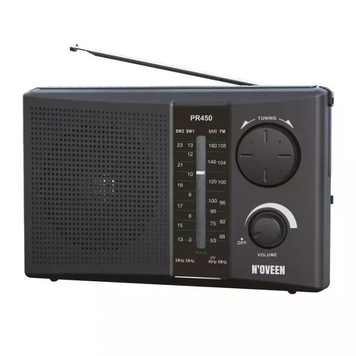 Портативний радіоприймач N'oveen PR450 Black (RL070857)