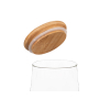 Емкость для сыпучих продуктов Ardesto Fresh конус, стекло, бамбук 510 мл (AR1351BLC) изображение 3