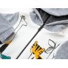 Кофта детская Miniworld велюровая на молнии (16057-62B-gray) изображение 3
