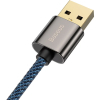 Дата кабель USB 3.1 AM to Type-C 1.0m CATCS 66W 90 Legend Series Elbow Blue Baseus (CACS000403) изображение 3