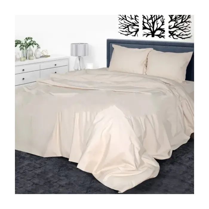 Постільна білизна Ярослав Бязь гладкофарбована з простирадлом B2 полуторний (43279)