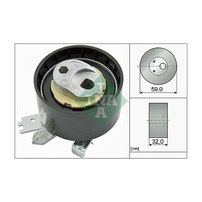 Ролик натяжителя ремня INA 531 0906 10