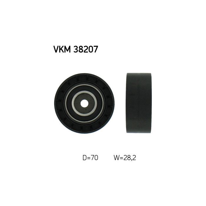 Ролик натяжителя ремня SKF VKM 38207