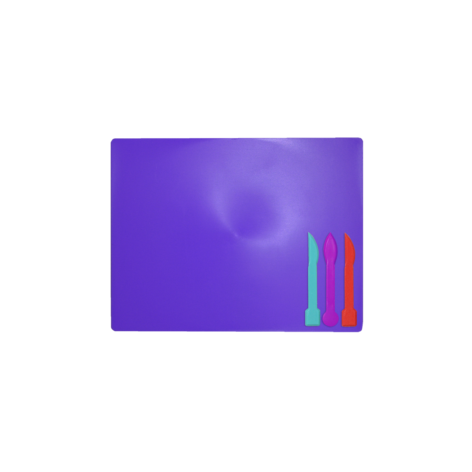 Дошка для пластиліну ZiBi + 3 стеки для ліплення, фіолетова (ZB.6910-07)