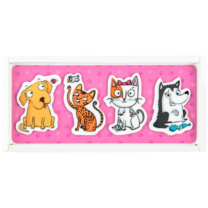 Закладки для книг Kite пластиковые Pets 4x20 шт, 35х50 мм (K22-479-5) изображение 3